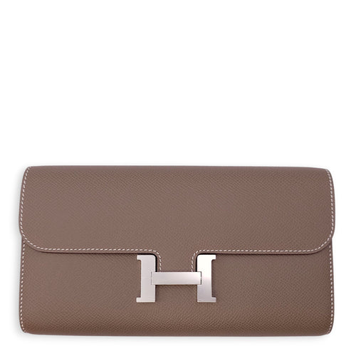 Constance To Go Etoupe Crossbody Bag in Epsom, Palladium hardware