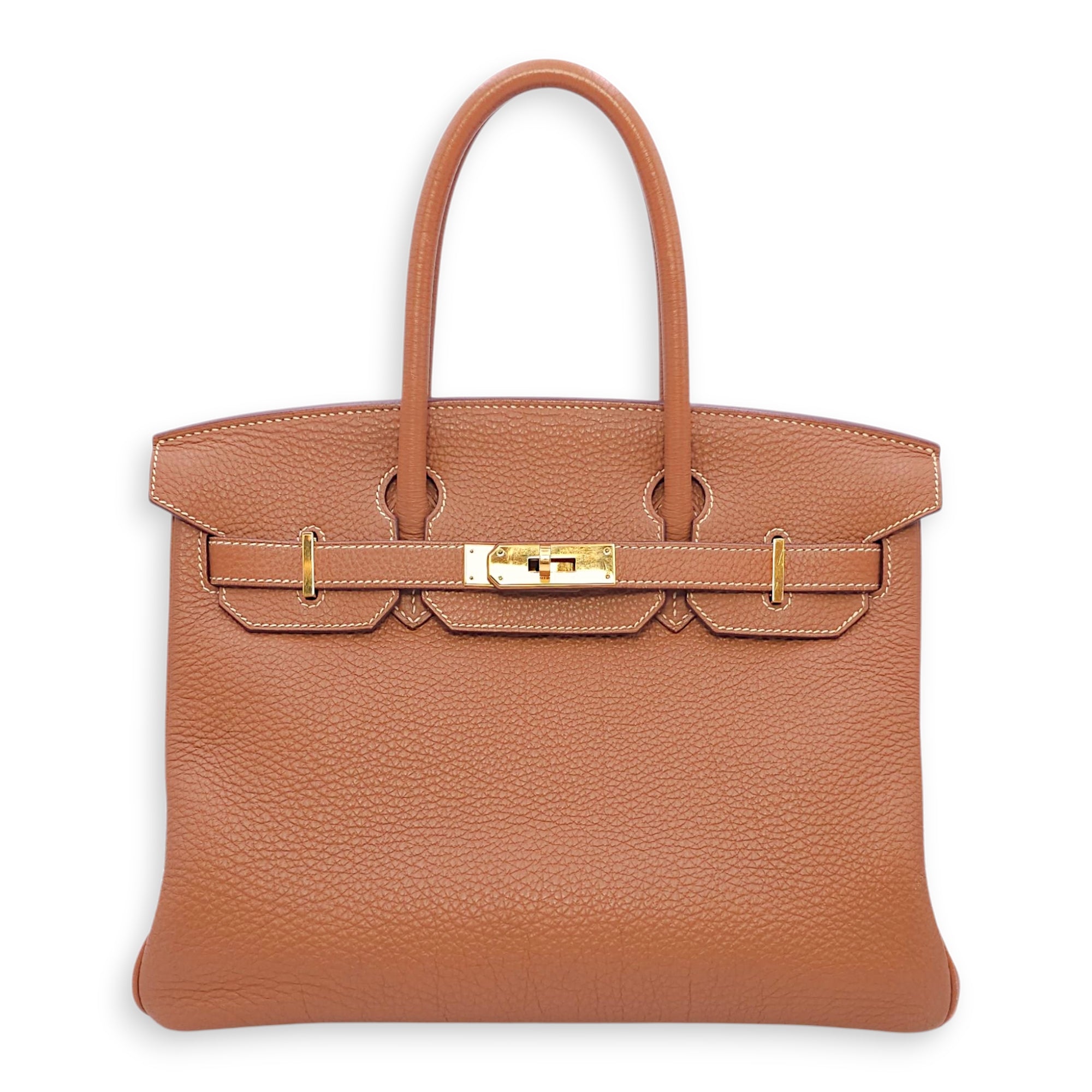 Birkin 30 Gold in Togo, Gold hardware