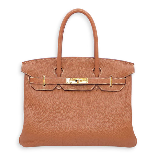 Birkin 30 Gold in Togo, Gold hardware