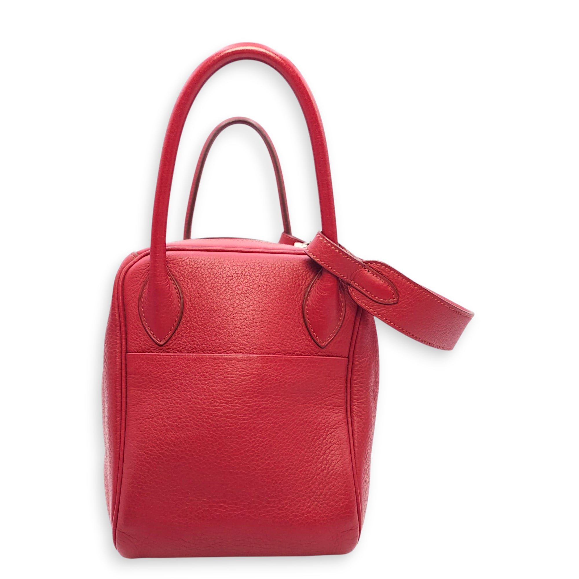 Lindy 30 Rouge Garance in Clemence, Palladium hardware
