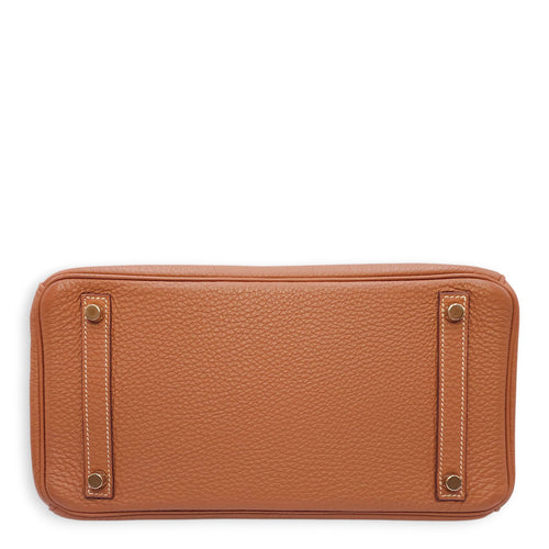 Birkin 30 Gold in Togo, Gold hardware