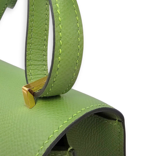 Constance 18 Vert Criquet in Epsom Gold hardware CL2509-15348 12