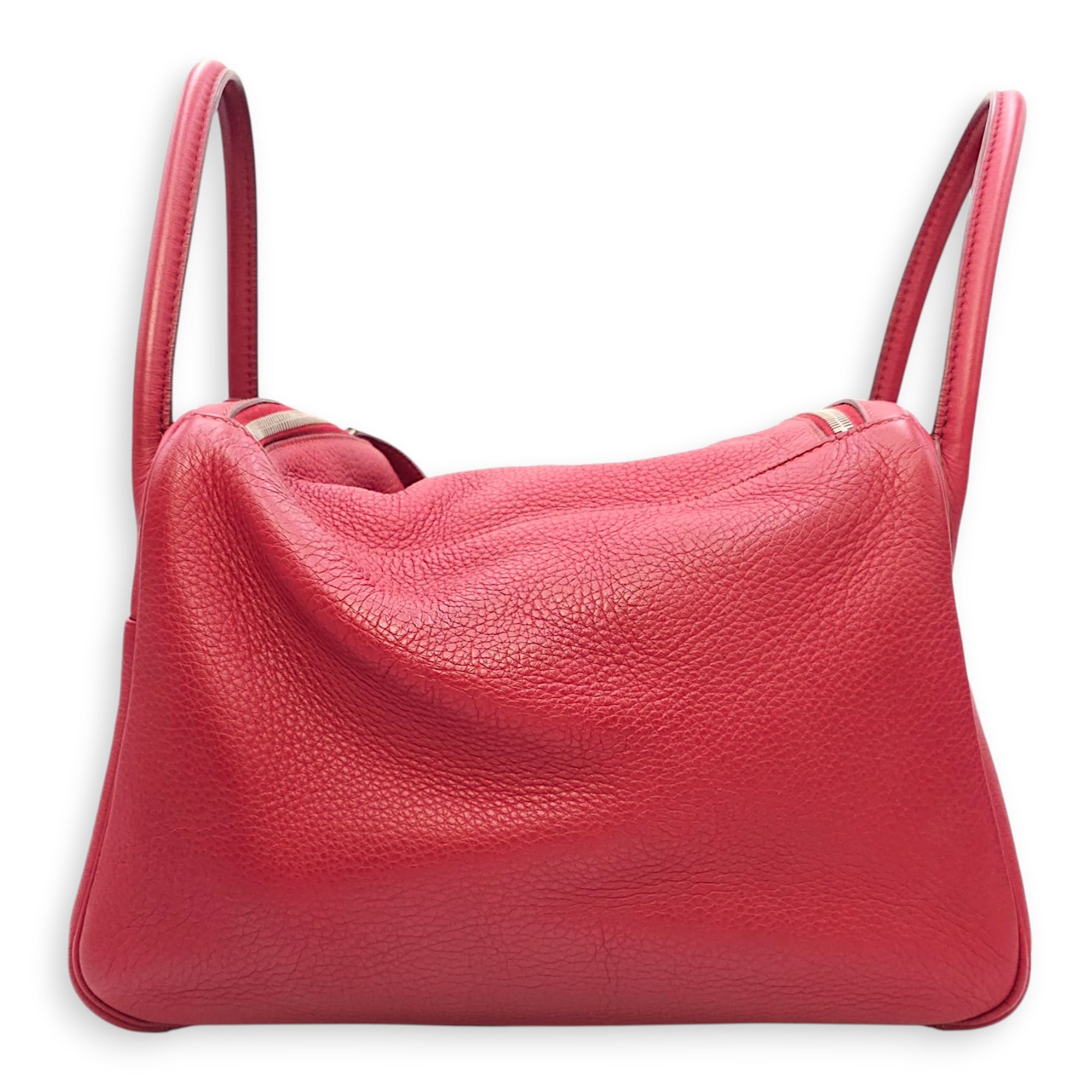 Lindy 30 Rouge Garance in Clemence, Palladium hardware