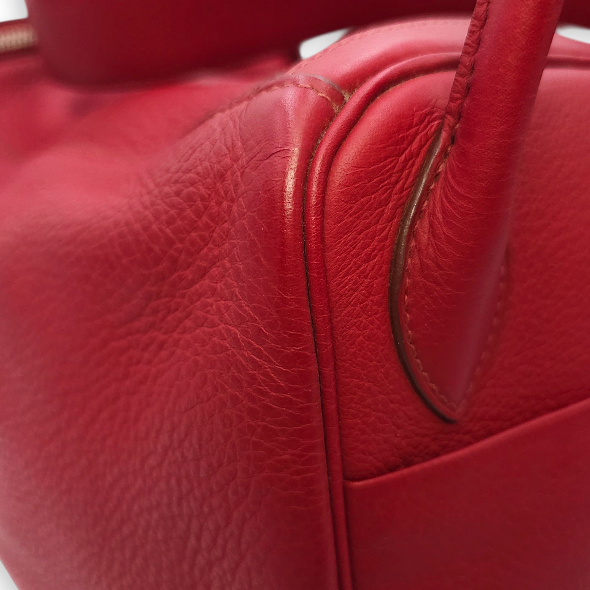 Lindy 30 Rouge Garance in Clemence, Palladium hardware