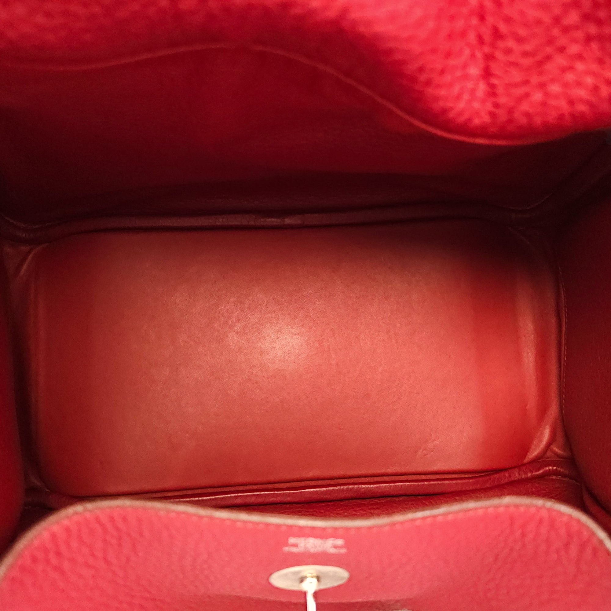 Lindy 30 Rouge Garance in Clemence, Palladium hardware