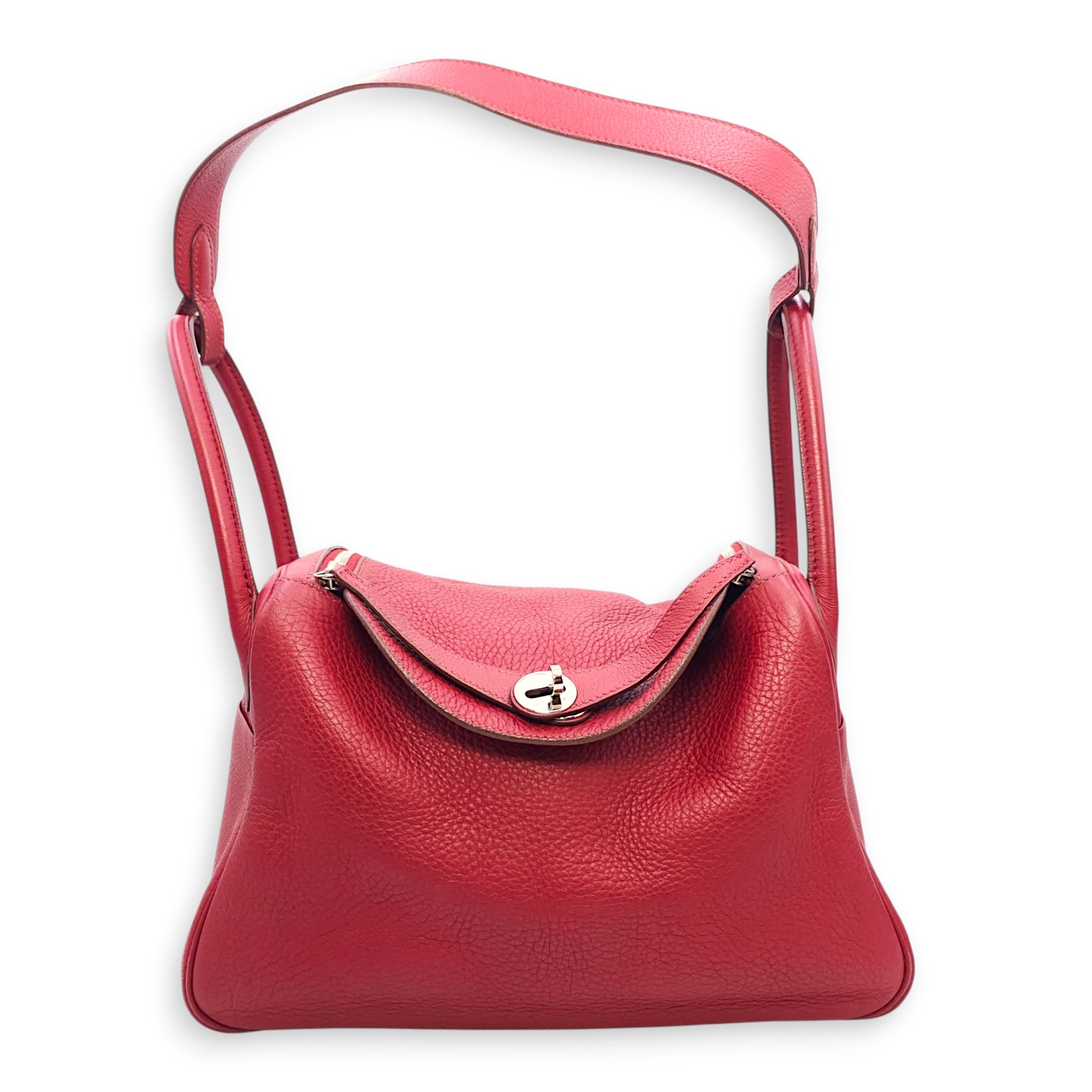 Lindy 30 Rouge Garance in Clemence, Palladium hardware