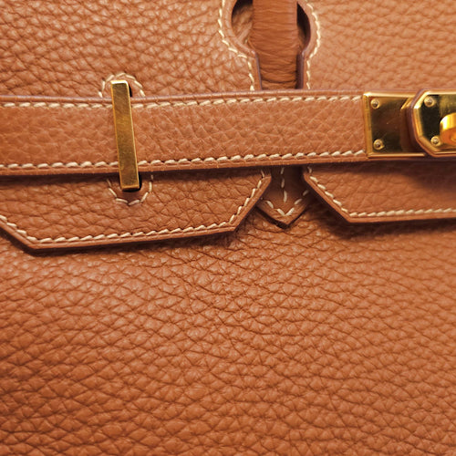 Birkin 30 Gold in Togo, Gold hardware