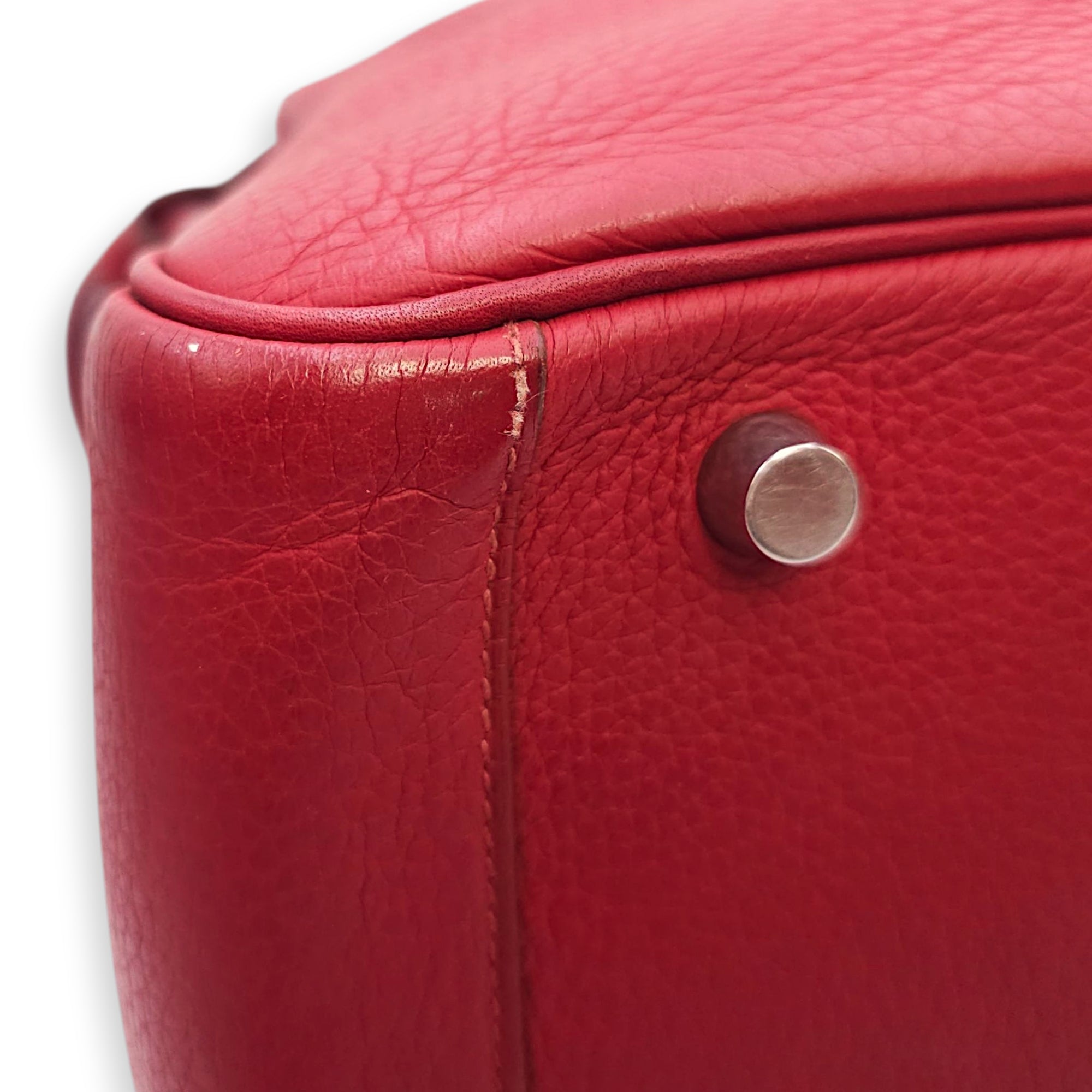 Lindy 30 Rouge Garance in Clemence, Palladium hardware