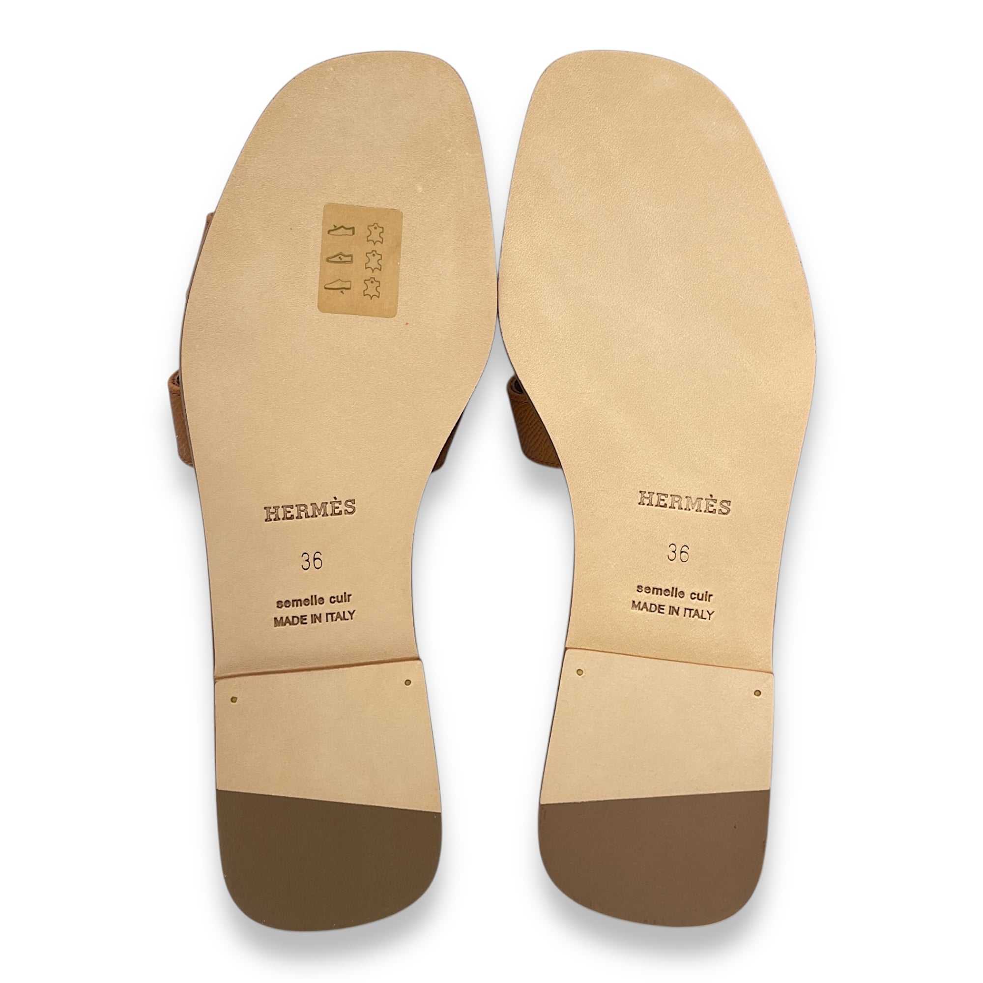 Oran 36 Gold Sandal in Epsom