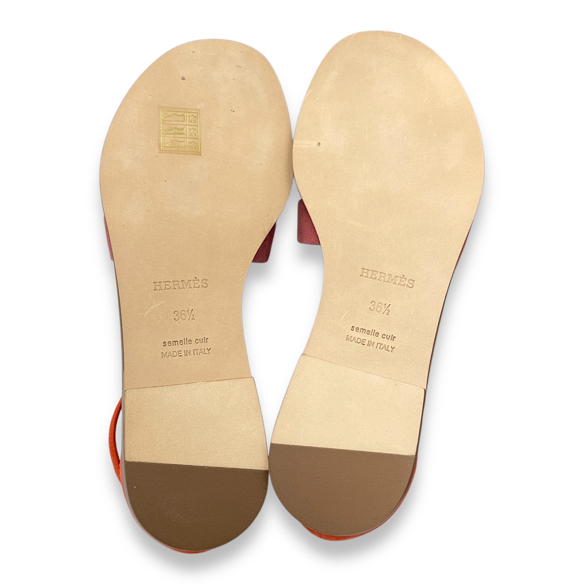 Santorini 36.5 Rose De Venise Sandal in Chevre Velours