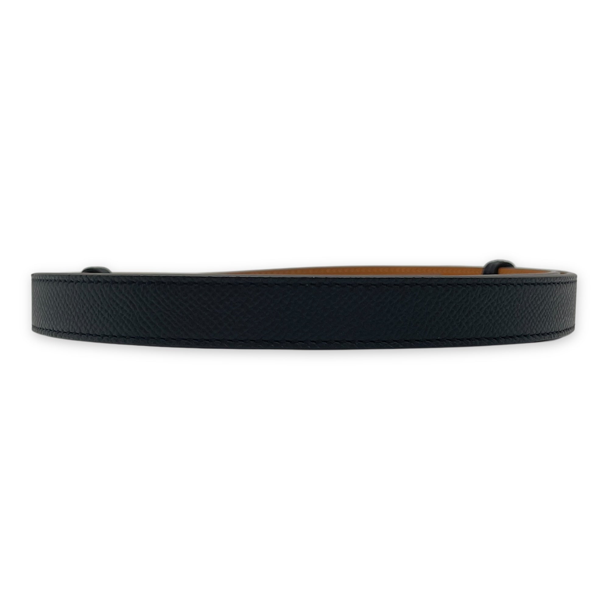 Kelly 18 Black Belt in Epsom, Rose Gold hardware