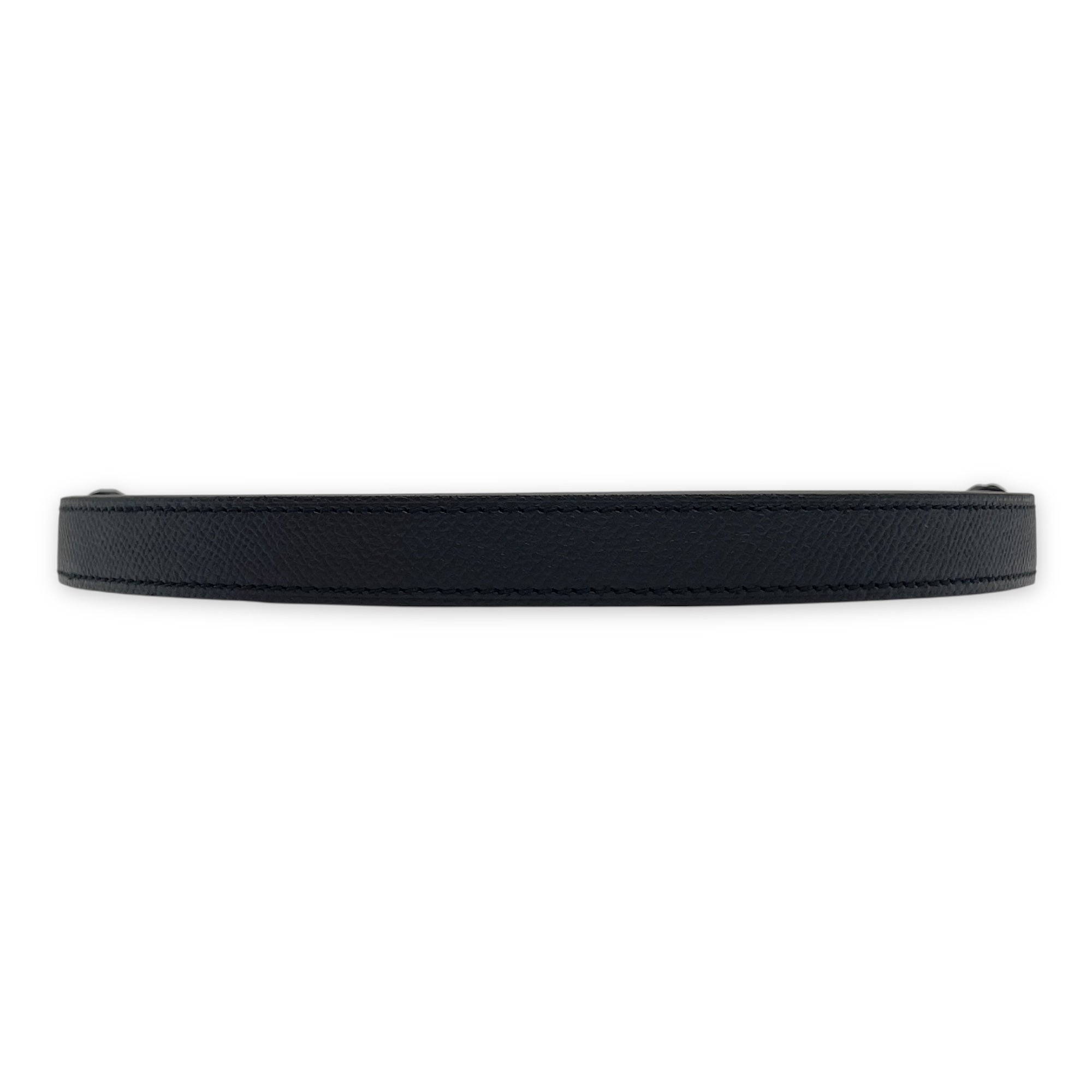 Kelly 18 Black Belt in Epsom, Rose Gold hardware