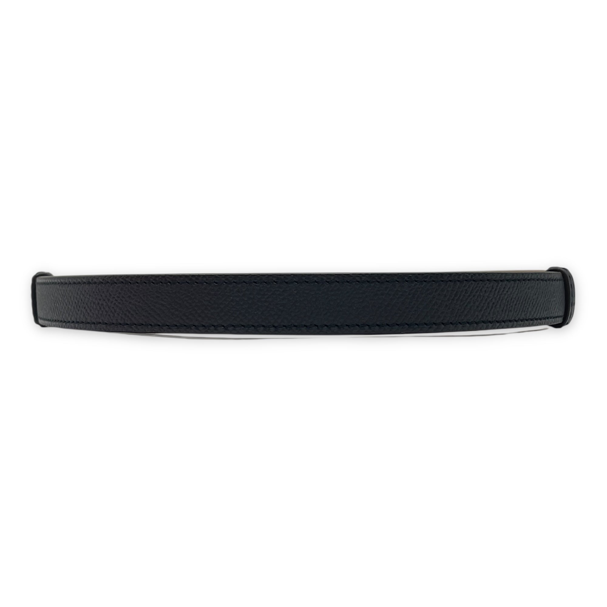 Kelly 18 Black Belt in Epsom, Rose Gold hardware