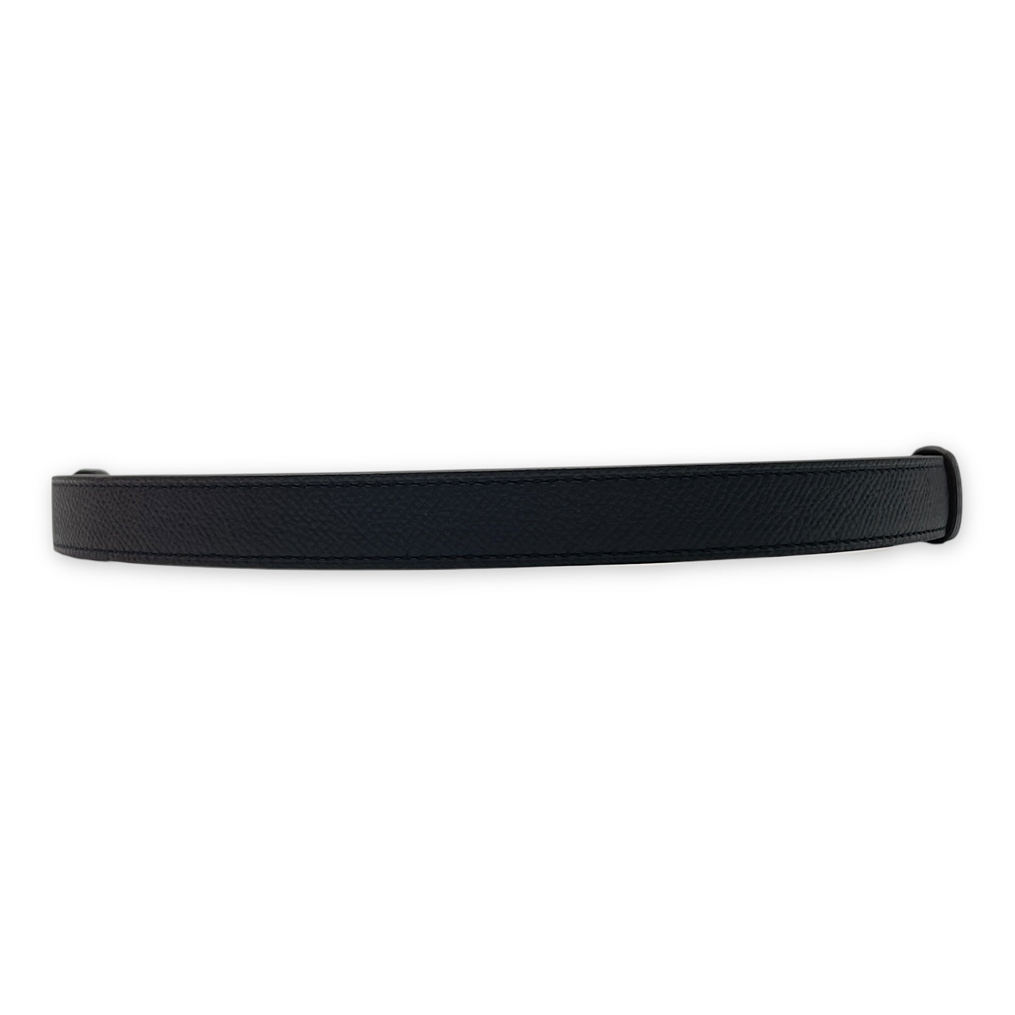 Kelly 18 Black Belt in Epsom, Rose Gold hardware