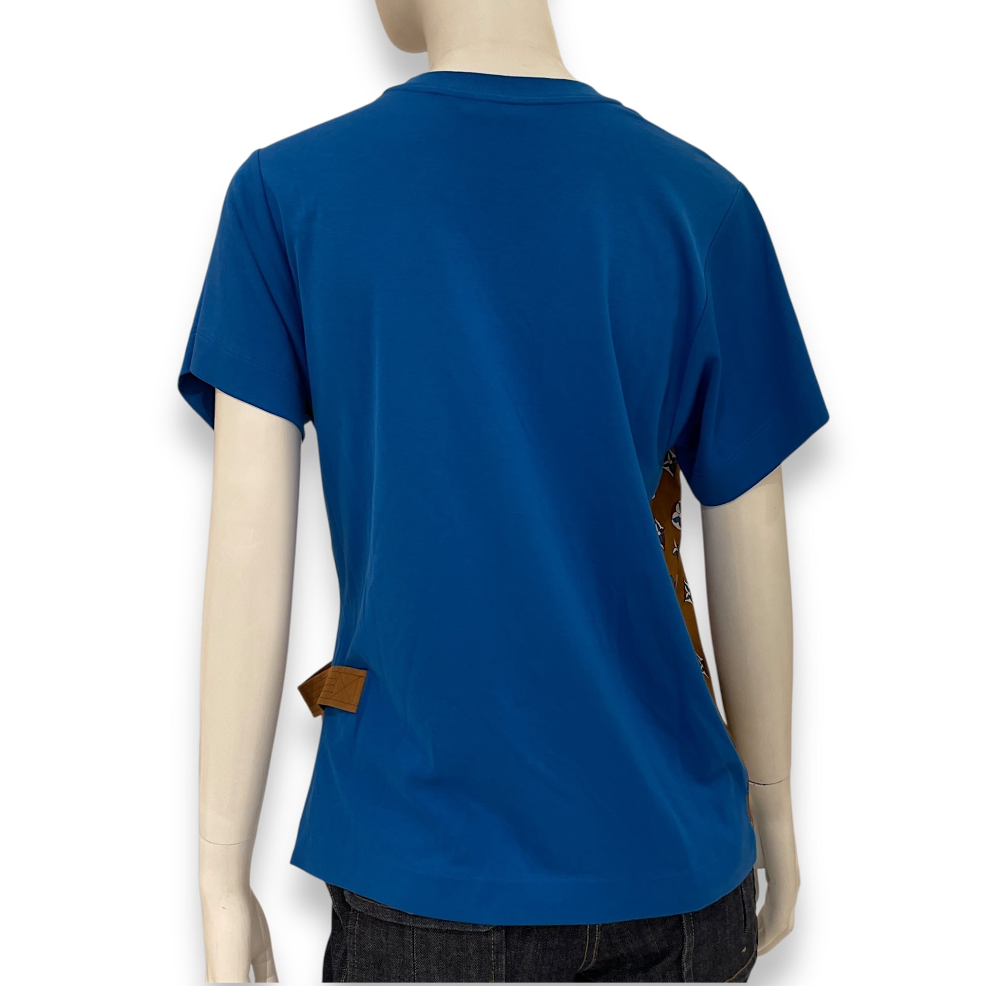 Monogram T Shirt XS Brown/Blue Ready-to-Wear, Silver hardware