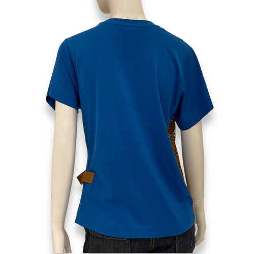 Monogram T Shirt XS Brown/Blue Ready-to-Wear, Silver hardware