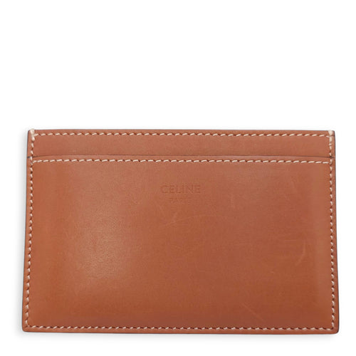 Calkfskin Brown Card Holder