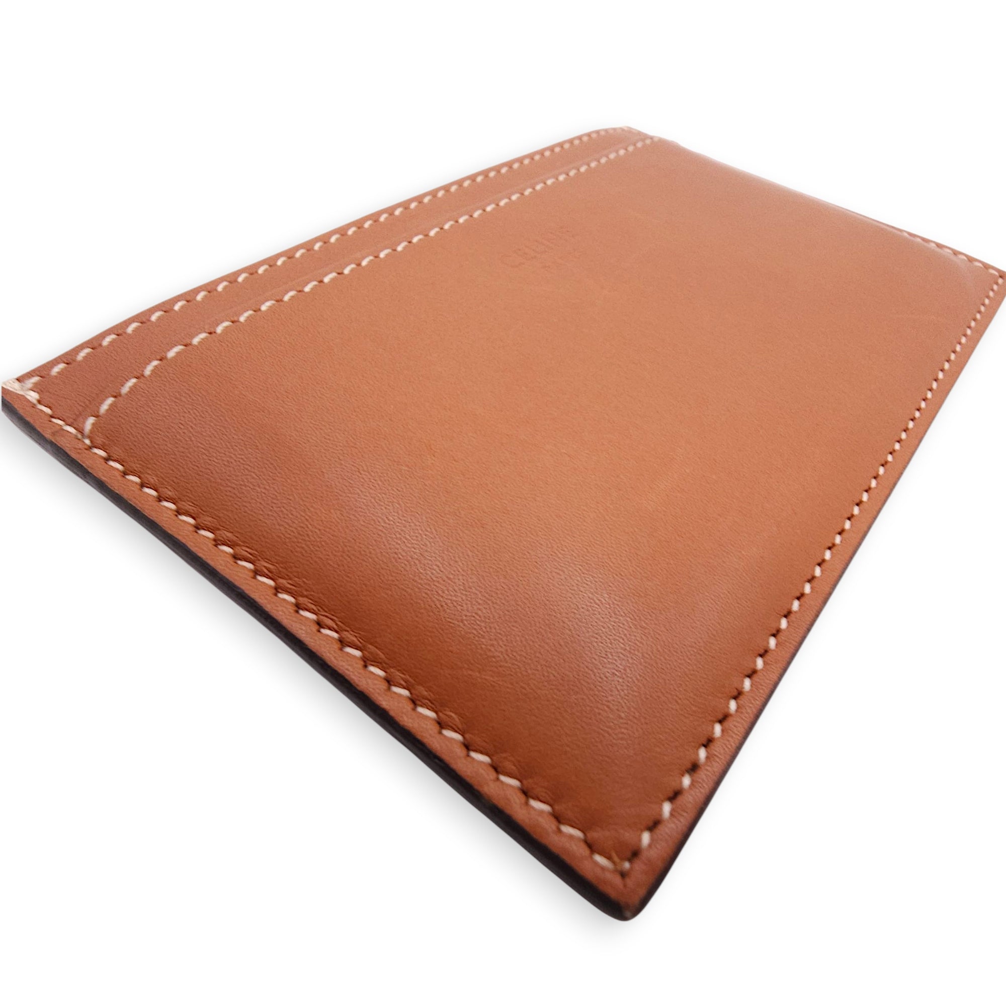 Calkfskin Brown Card Holder