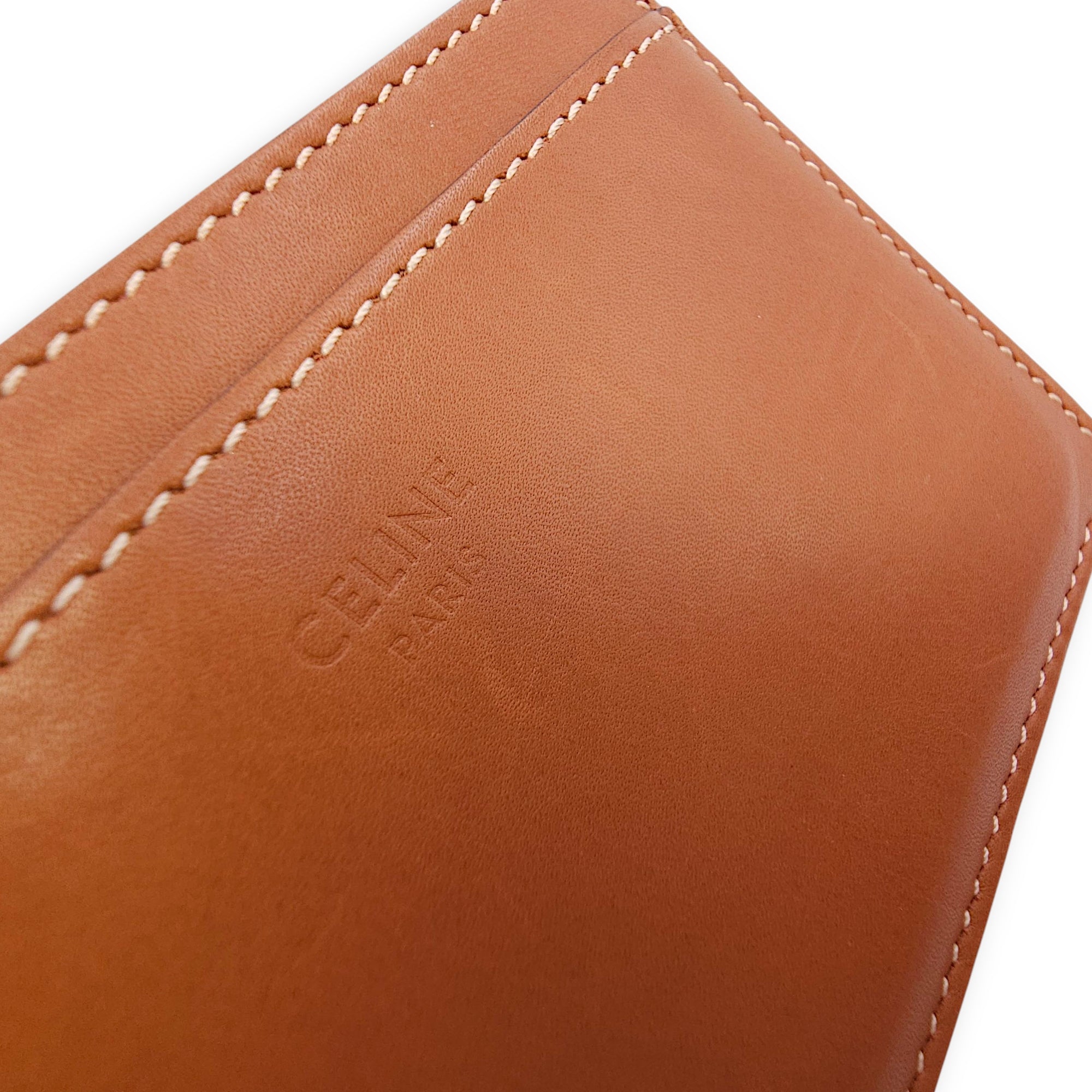Calkfskin Brown Card Holder