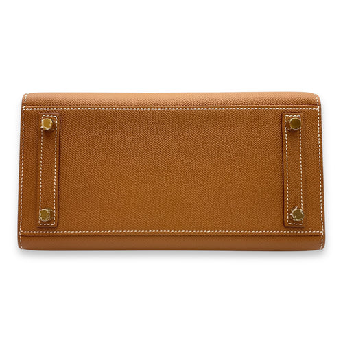 Sellier Birkin 25 Gold in Epsom, Gold hardware