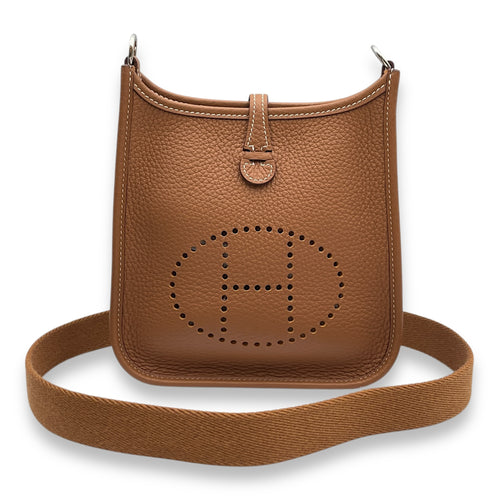 Evelyne Mini Gold in Clemence, Palladium hardware