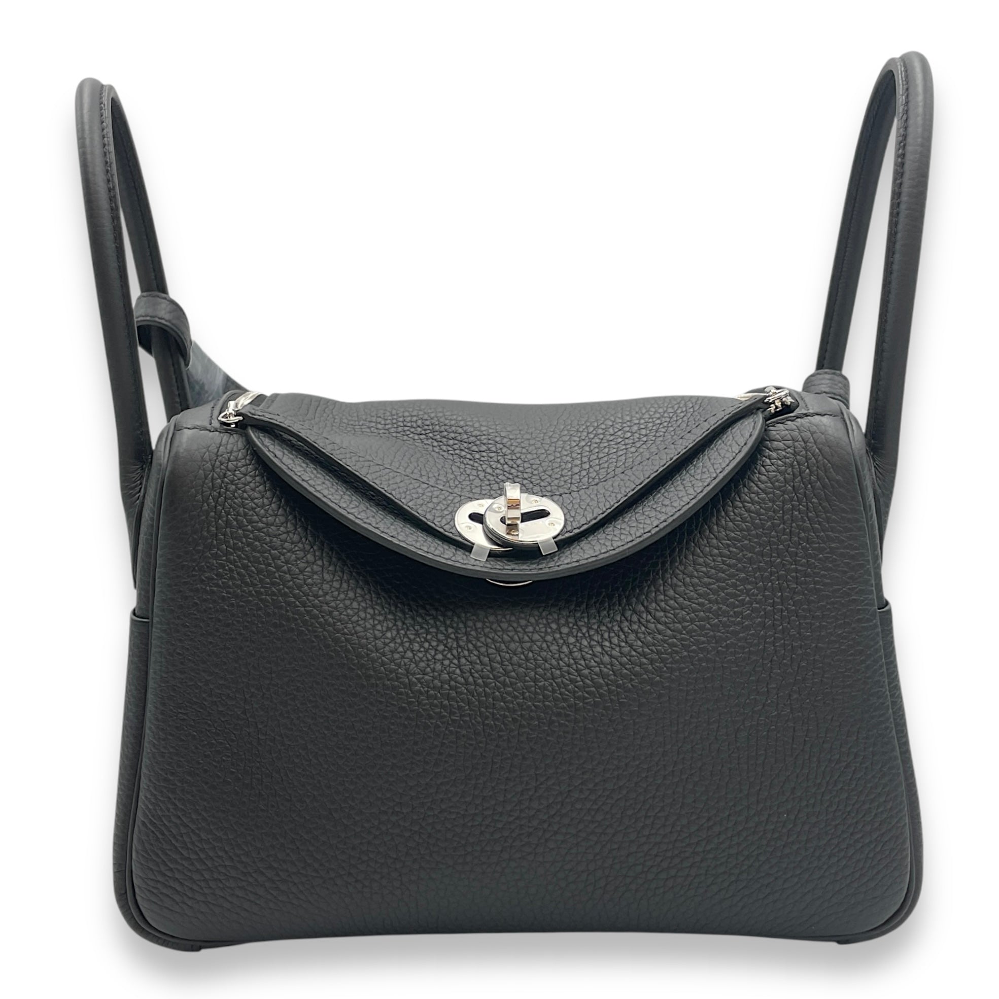 Lindy 26 Black in Clemence, Palladium hardware