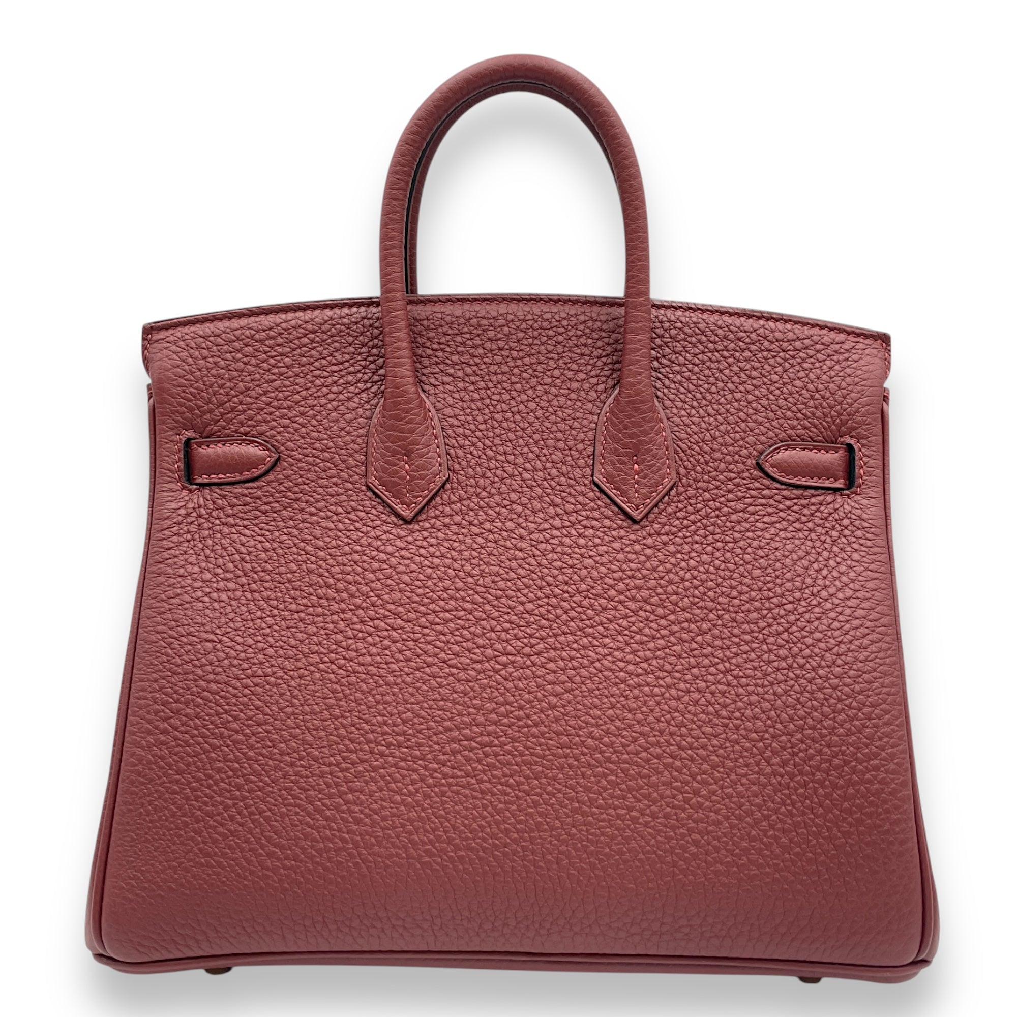 Birkin 25 Rouge in Togo, Gold hardware