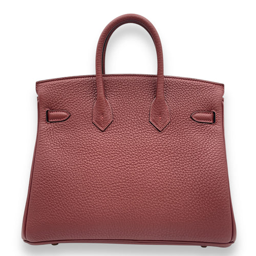 Birkin 25 Rouge in Togo, Gold hardware