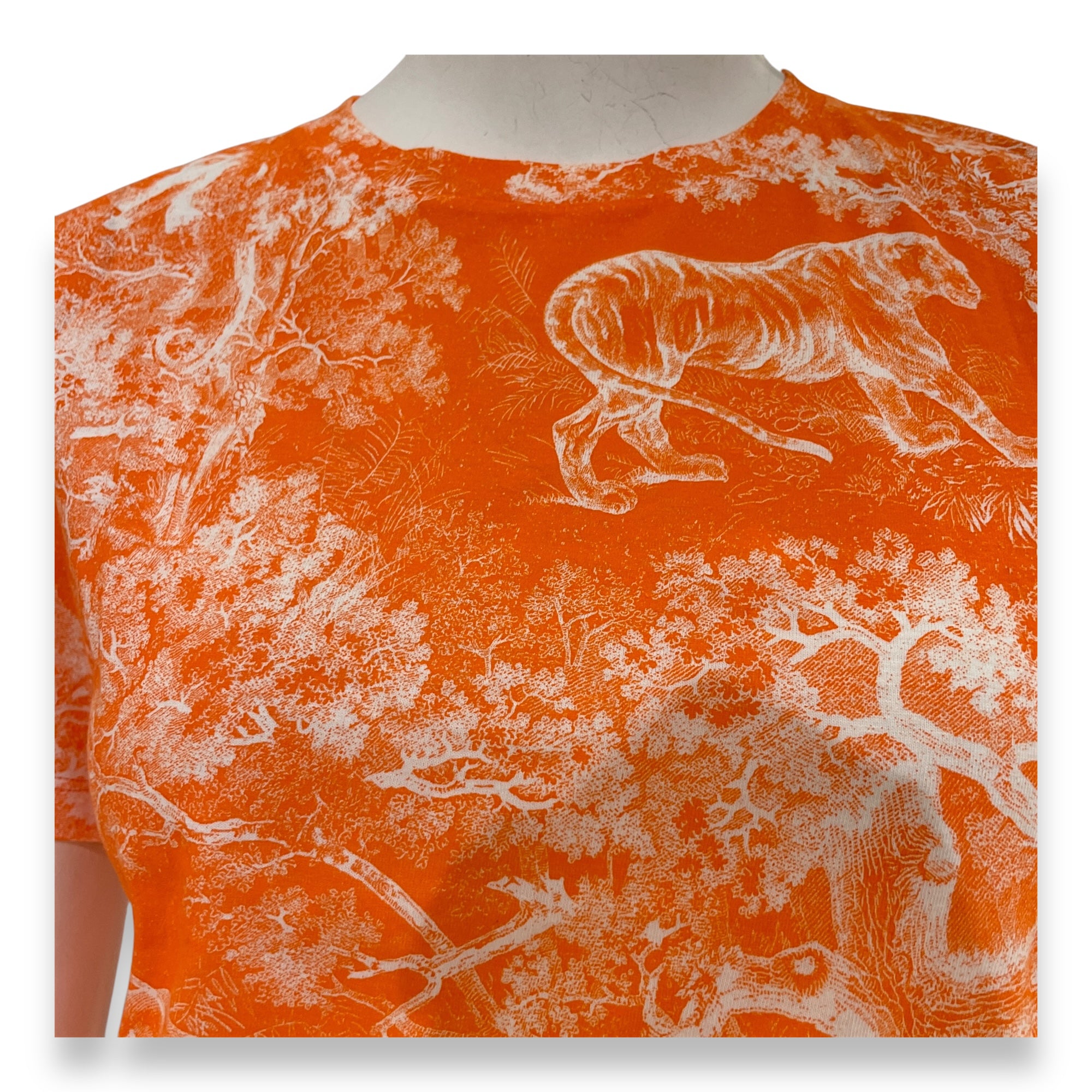 Diorivera T-Shirt XS Orange Ready-to-Wear in Cotton
