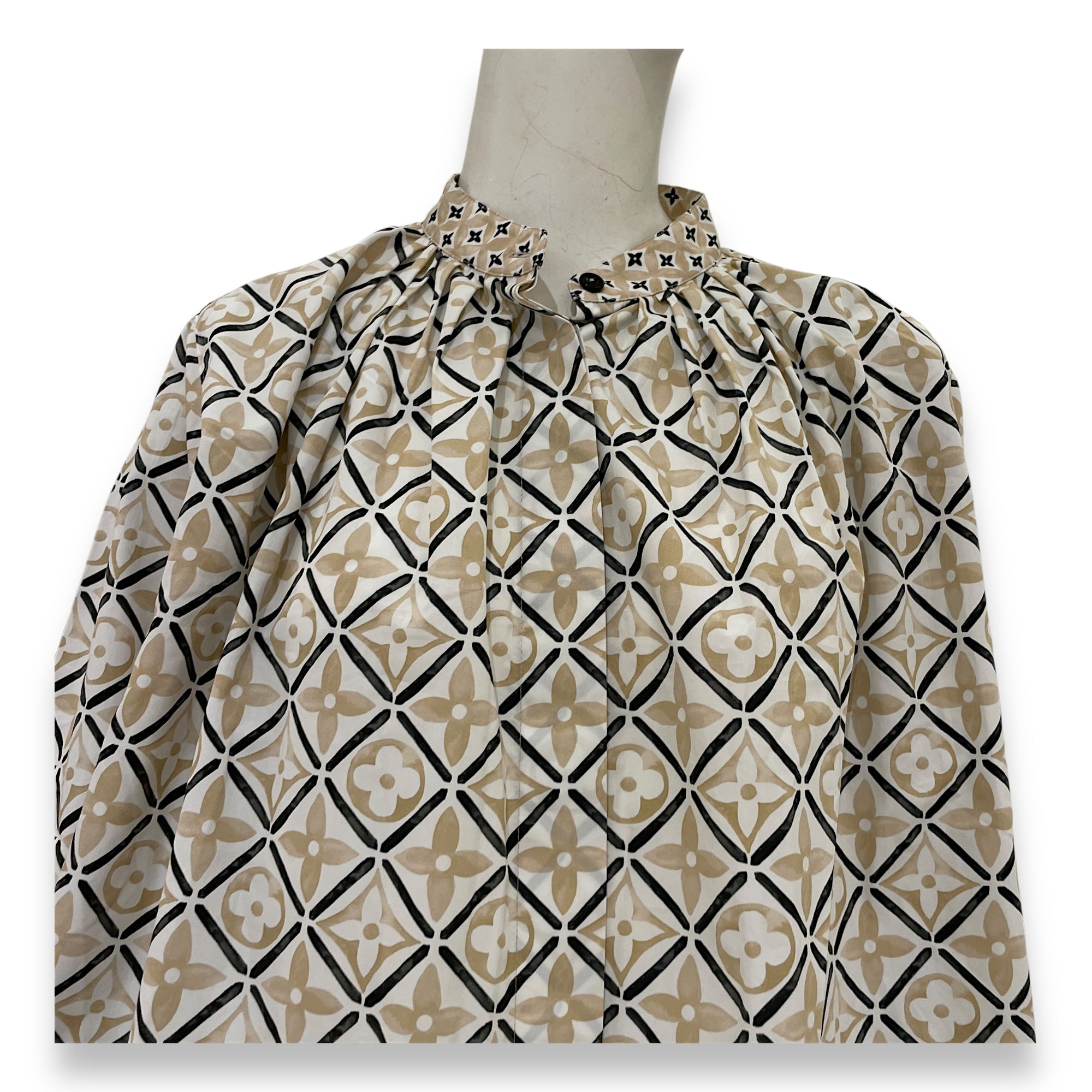 Colourful Logo Print 36 Beige Ready-To-Wear in Cotton