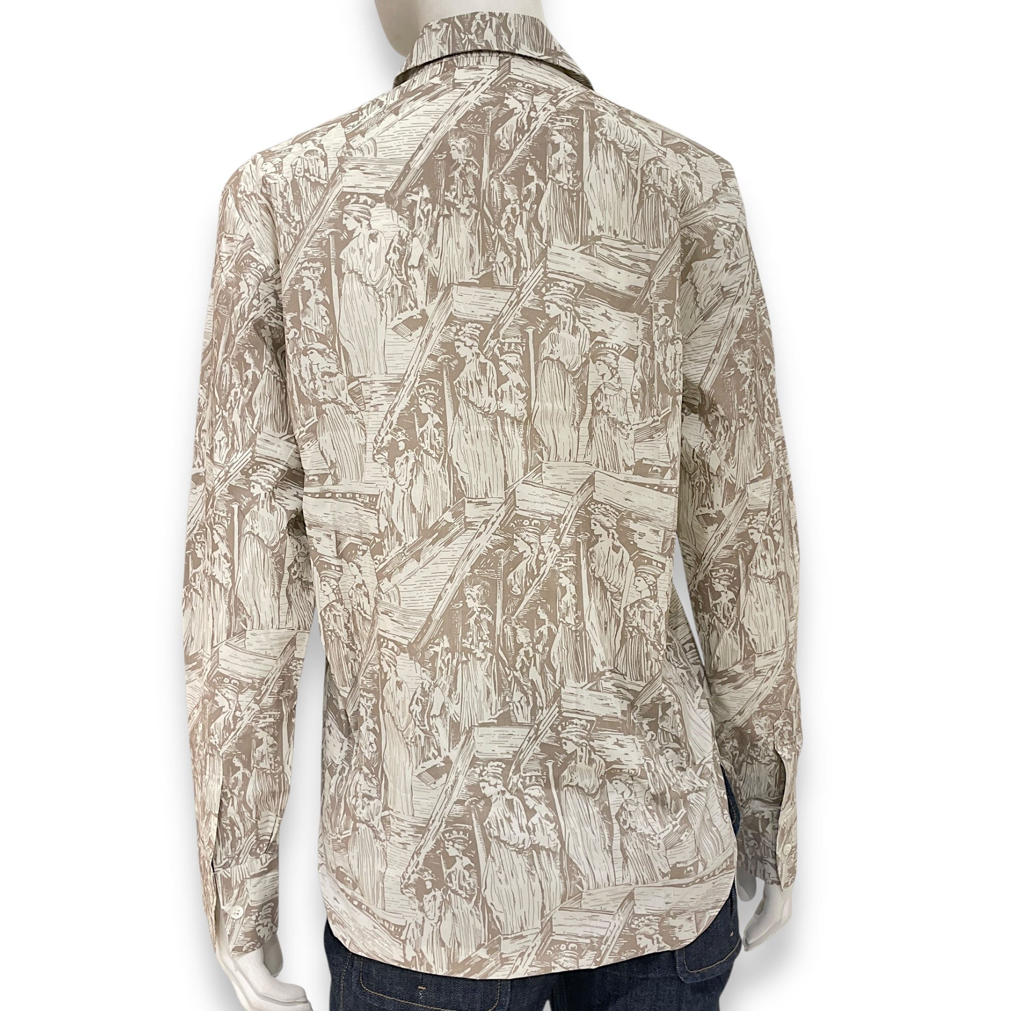 Long Sleeved Shirt 34 Beige Ready-To-Wear in Cotton