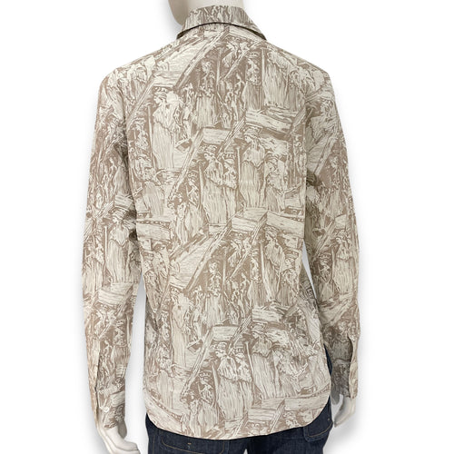 Long Sleeved Shirt 34 Beige Ready-To-Wear in Cotton