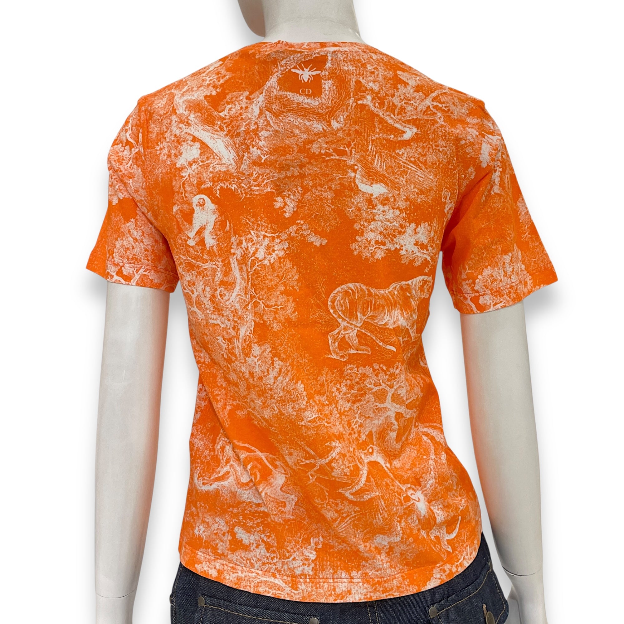 Diorivera T-Shirt XS Orange Ready-to-Wear in Cotton