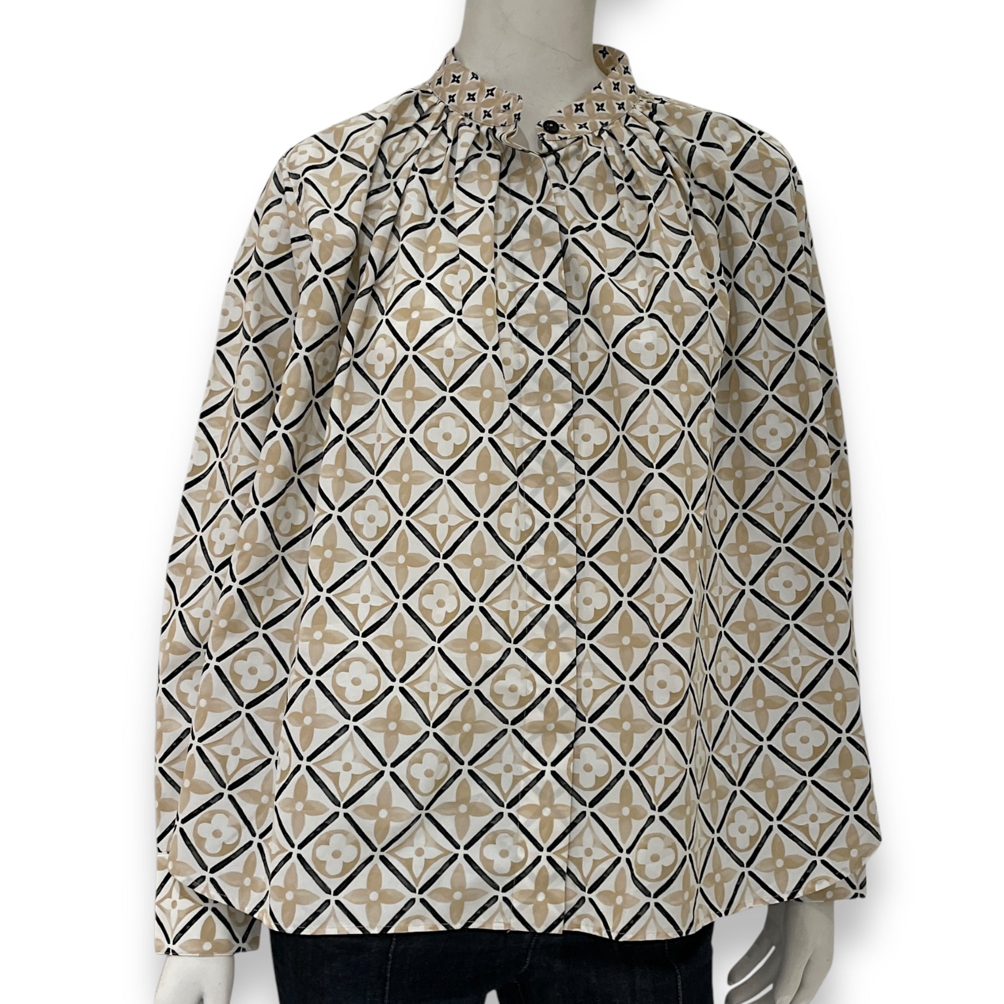 Colourful Logo Print 36 Beige Ready-To-Wear in Cotton