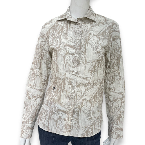Long Sleeved Shirt 34 Beige Ready-To-Wear in Cotton