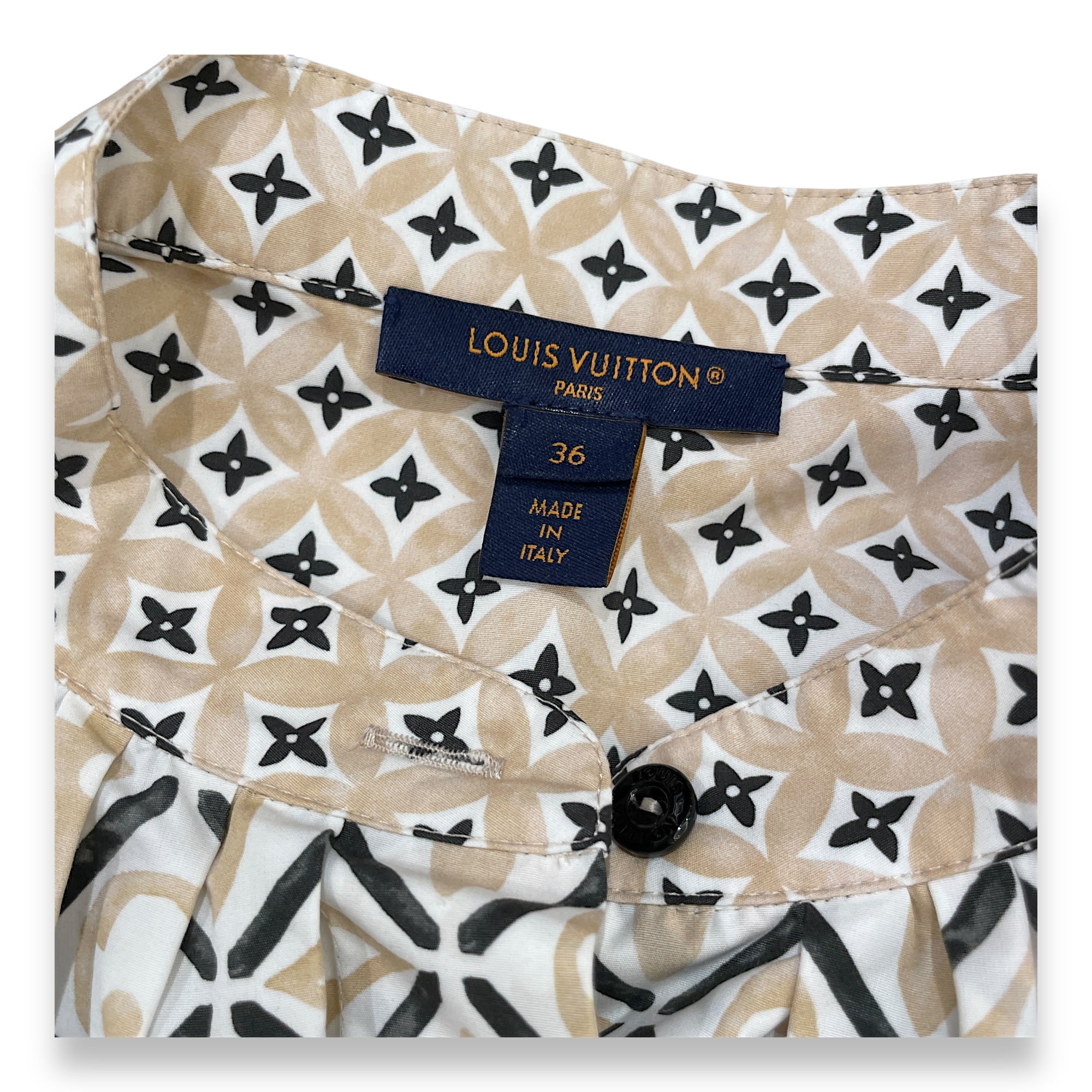 Colourful Logo Print 36 Beige Ready-To-Wear in Cotton