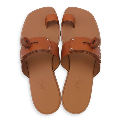 July 37 Naturel Sandal in Calfskin