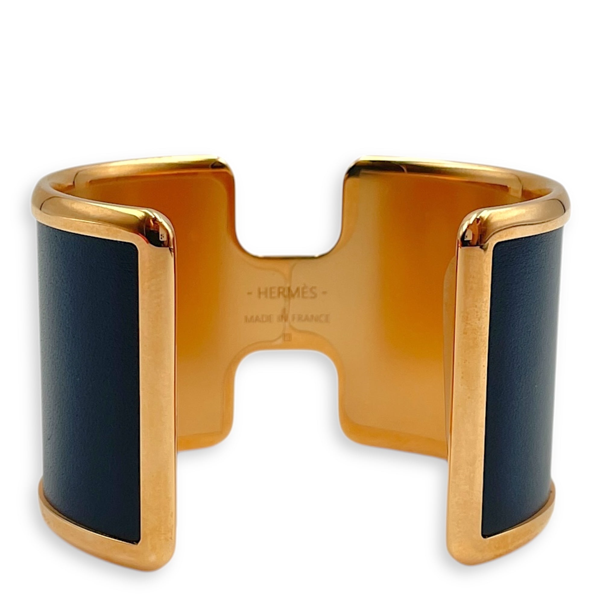 Olympe T2 Blue De Prusse Cuff in Box, Rose Gold hardware
