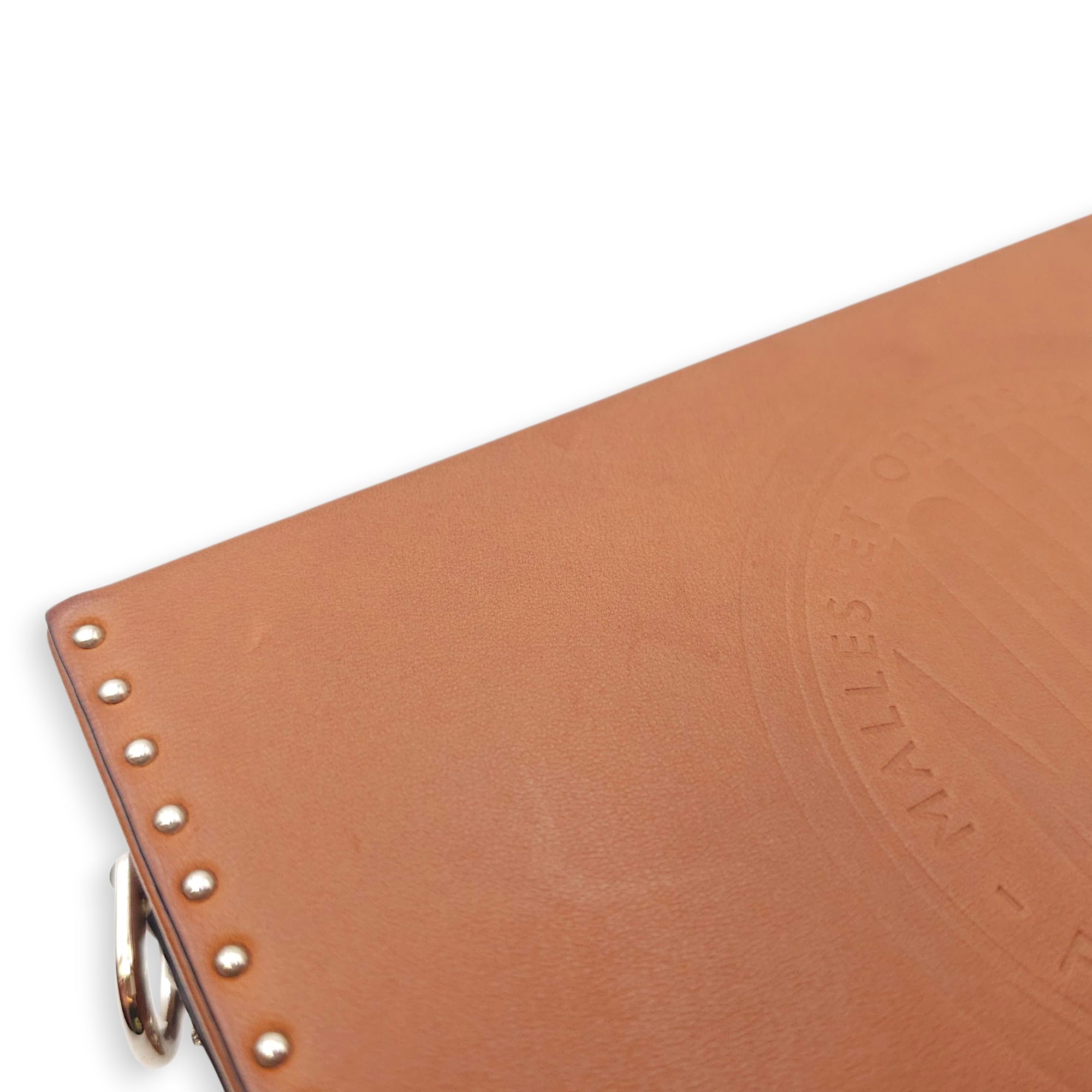 Suitcase Little Brown Shoulder Bag in Calfskin, Silver hardware