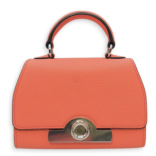 Rejane Nano Pink Shoulder Bag in Calfskin Silver hardware CL2509-15863 1