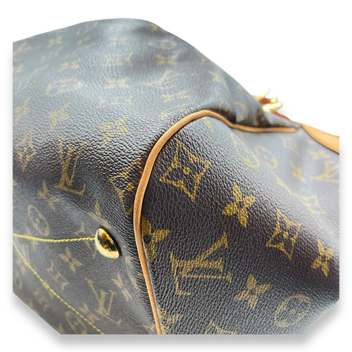 Tivoli GM Monogram Brown Top Handle Bag in Canvas, Gold hardware