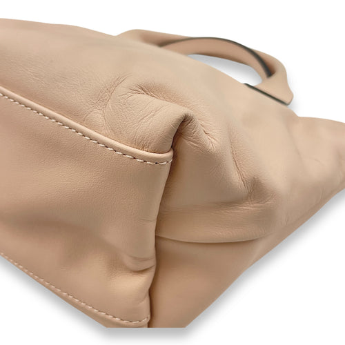 Le Pliage Xtra XS Nude Crossbody Bag in Calfskin, Ruthenium hardware