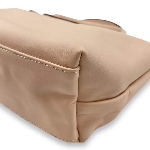 Le Pliage Xtra XS Nude Crossbody Bag in Calfskin, Ruthenium hardware