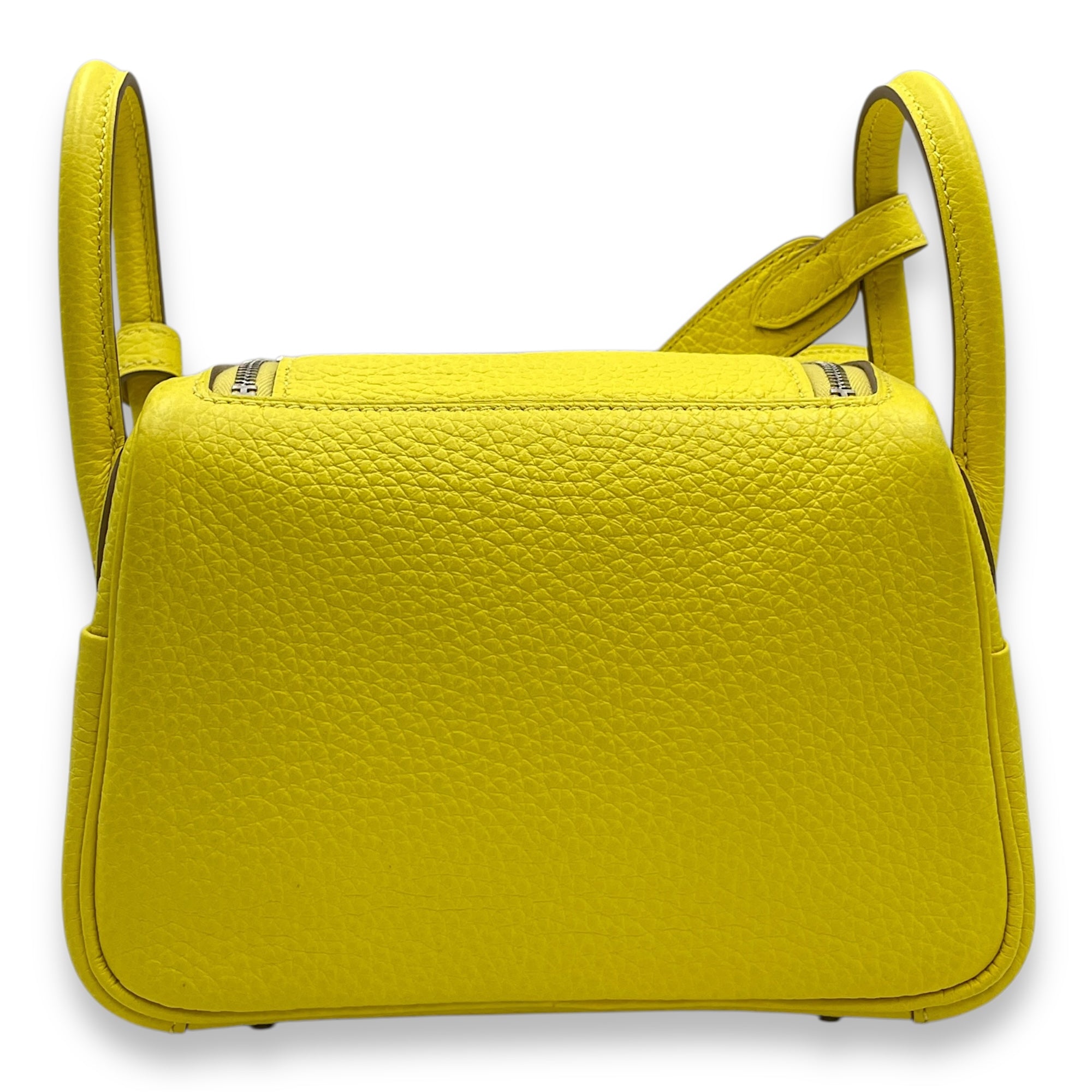 Lindy Mini Lime in Clemence, Palladium hardware