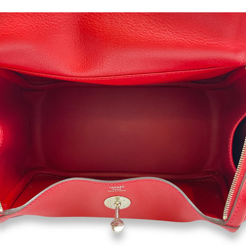 Lindy 26 Rouge Piment in Evercolor, Palladium hardware