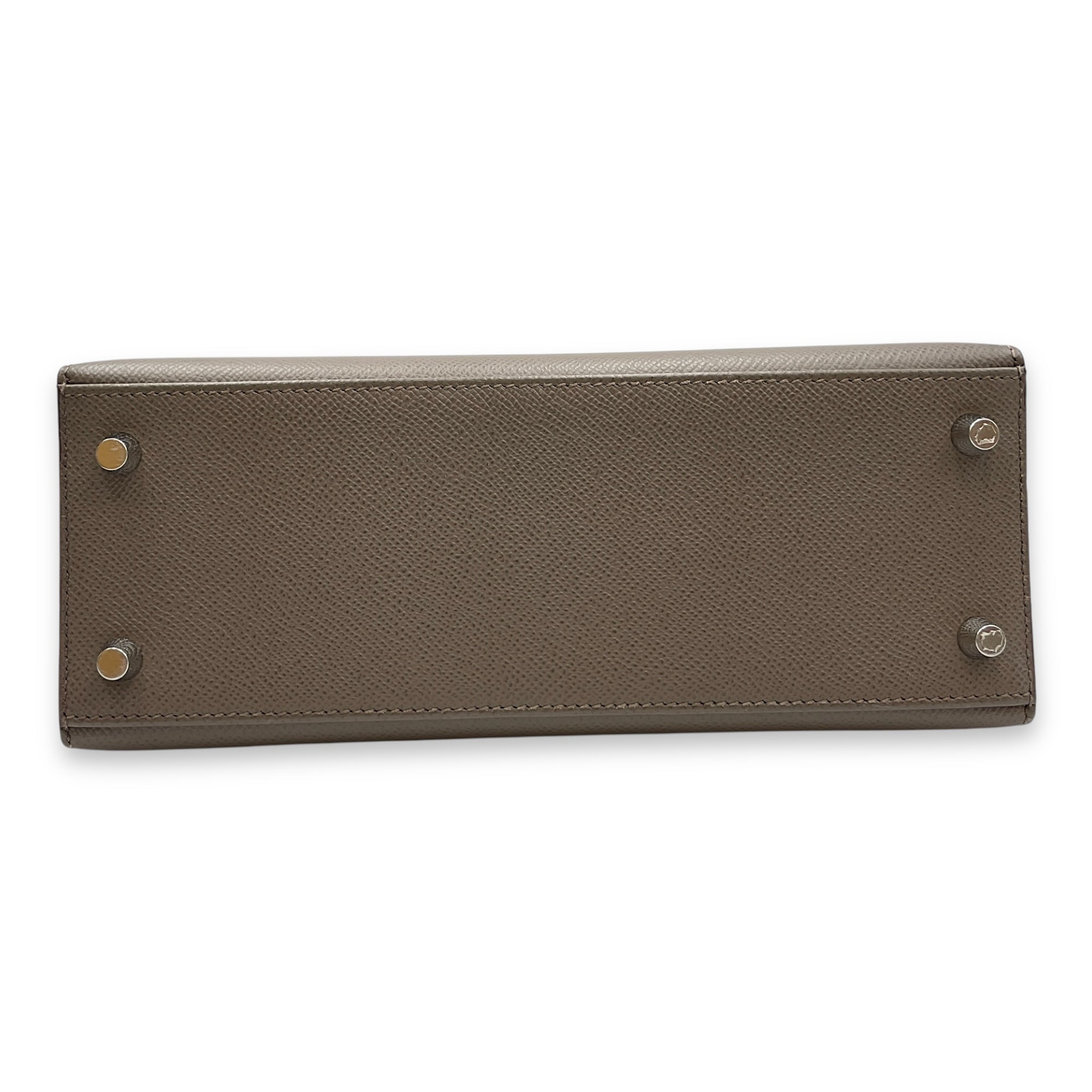 Sellier Kelly 25 Etain in Epsom, Palladium hardware