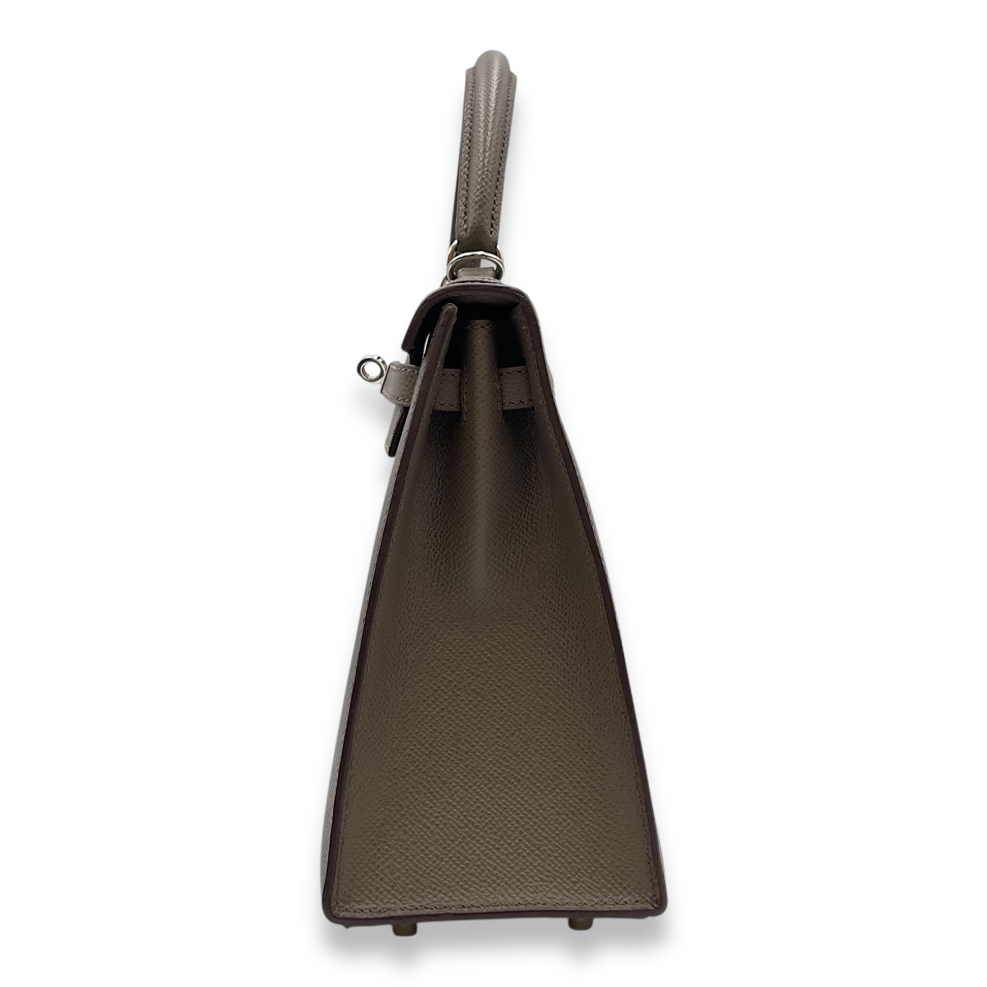 Sellier Kelly 25 Etain in Epsom, Palladium hardware