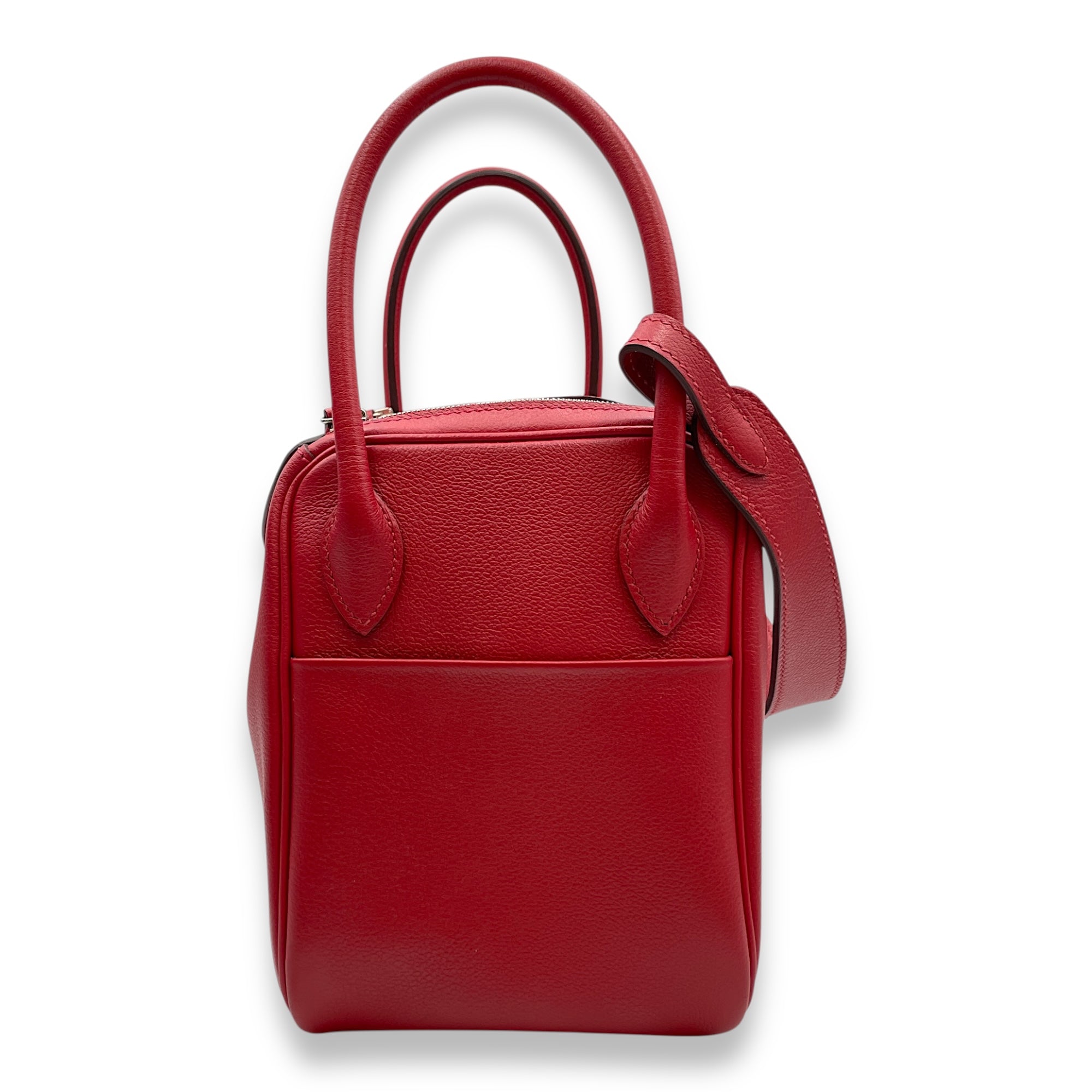 Lindy 26 Rouge Piment in Evercolor, Palladium hardware