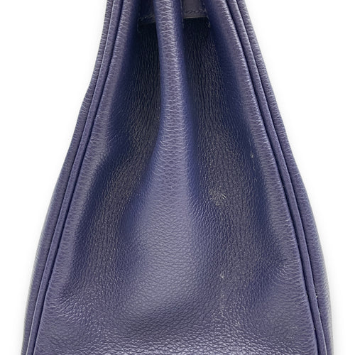 Kelly Verso 28 Blue Encre/Blue Zellige in Evercolor, Palladium hardware