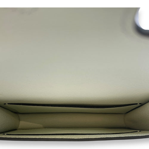 Constance Slim Vert Fizz Wallet in Evercolor, Palladium hardware